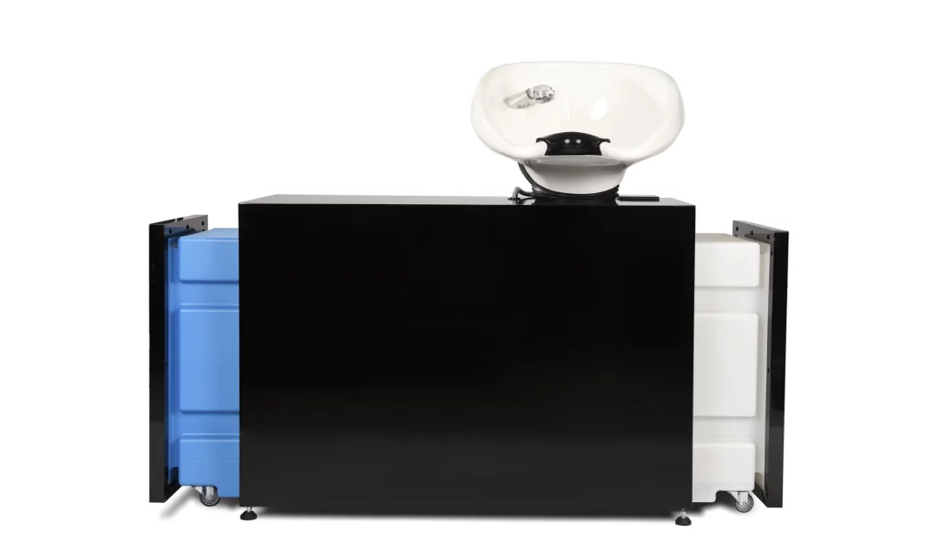 HBS Portable Basin with both tanks rolled out